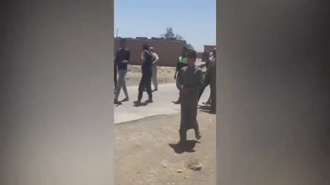 U.S. Army Convoy not Allowed to cross Farfara village in Haseka Province