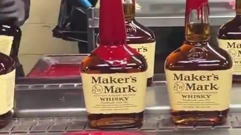 Maker's Mark seals their bottles with red wax as part of their unique branding