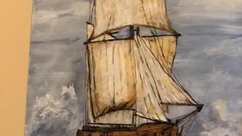 Acrylic Tall Ship