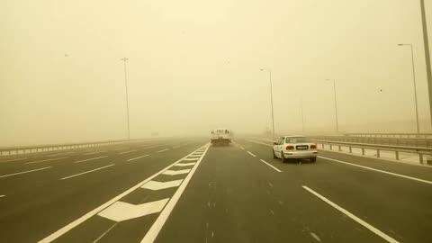 SAND STORM IN QATAR