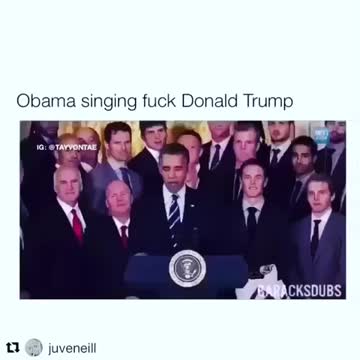 Happy Labor Day and Enjoy Obama Singing "F@%K Donald Trump!"