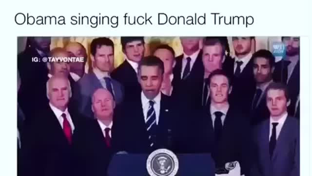 Happy Labor Day and Enjoy Obama Singing "F@%K Donald Trump!"