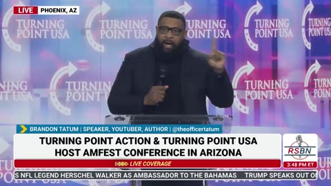 FULL SPEECH: Brandon Tatum Speaks at TPUSA's America Fest Conference: Day Three - 12/21/24