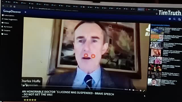 Canadian doctor speaks of jab dangers