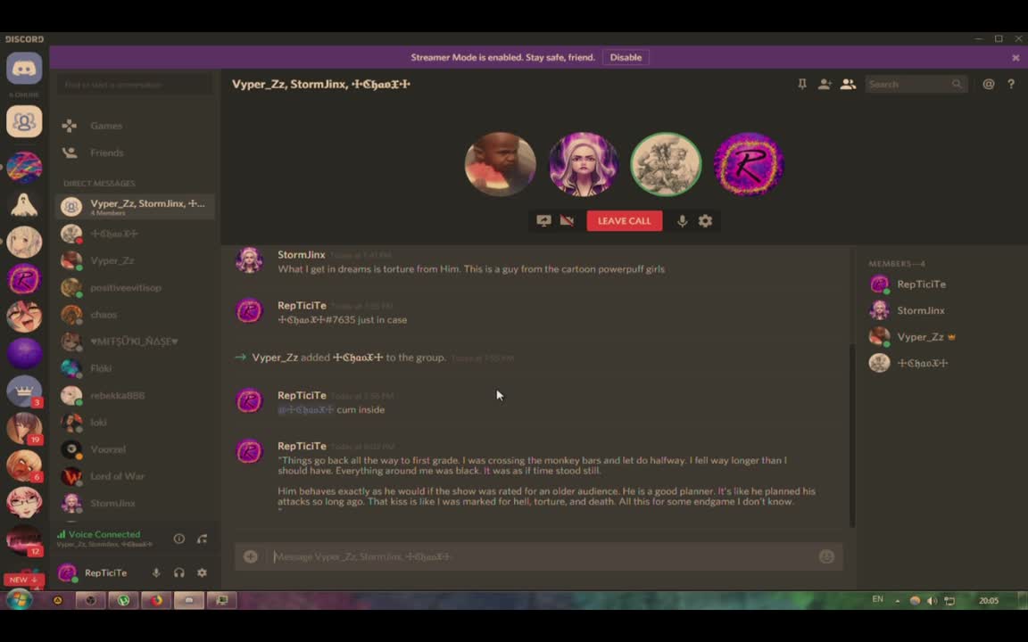 OldCast #10 Vyper, Me And Miles Christi Working On StormJinx (Before Exorcism)