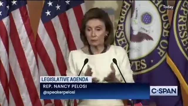 Pelosi loses it on cspan