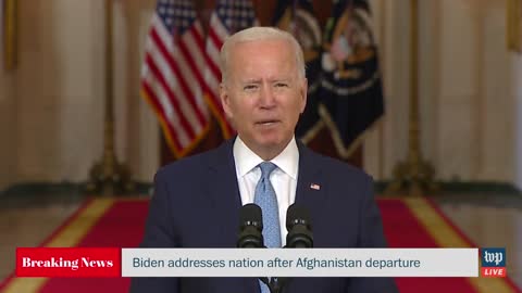 Biden Buts Blame On Americans Left in Afghanistan