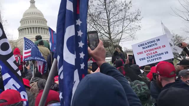 Initial breach of Capitol Grounds