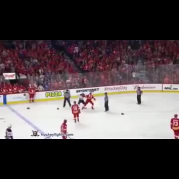 Ice hockey today and one year ago