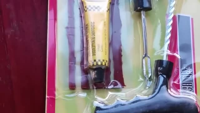 Special emergency rubber strip
