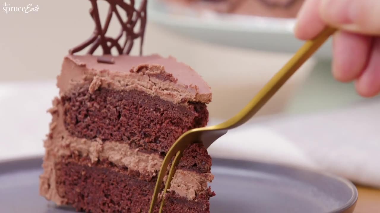 Dessert chocolate cake