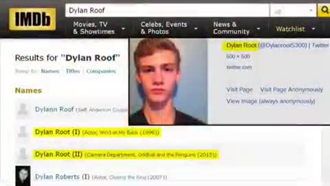 Dylann Roof FAKE Church Shooter - Worked for CBS, ABC, AME, and Disney?