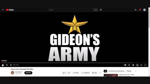 GIDEONS ARMY 6/1/23 @ 930 AM EST THURSDAY
