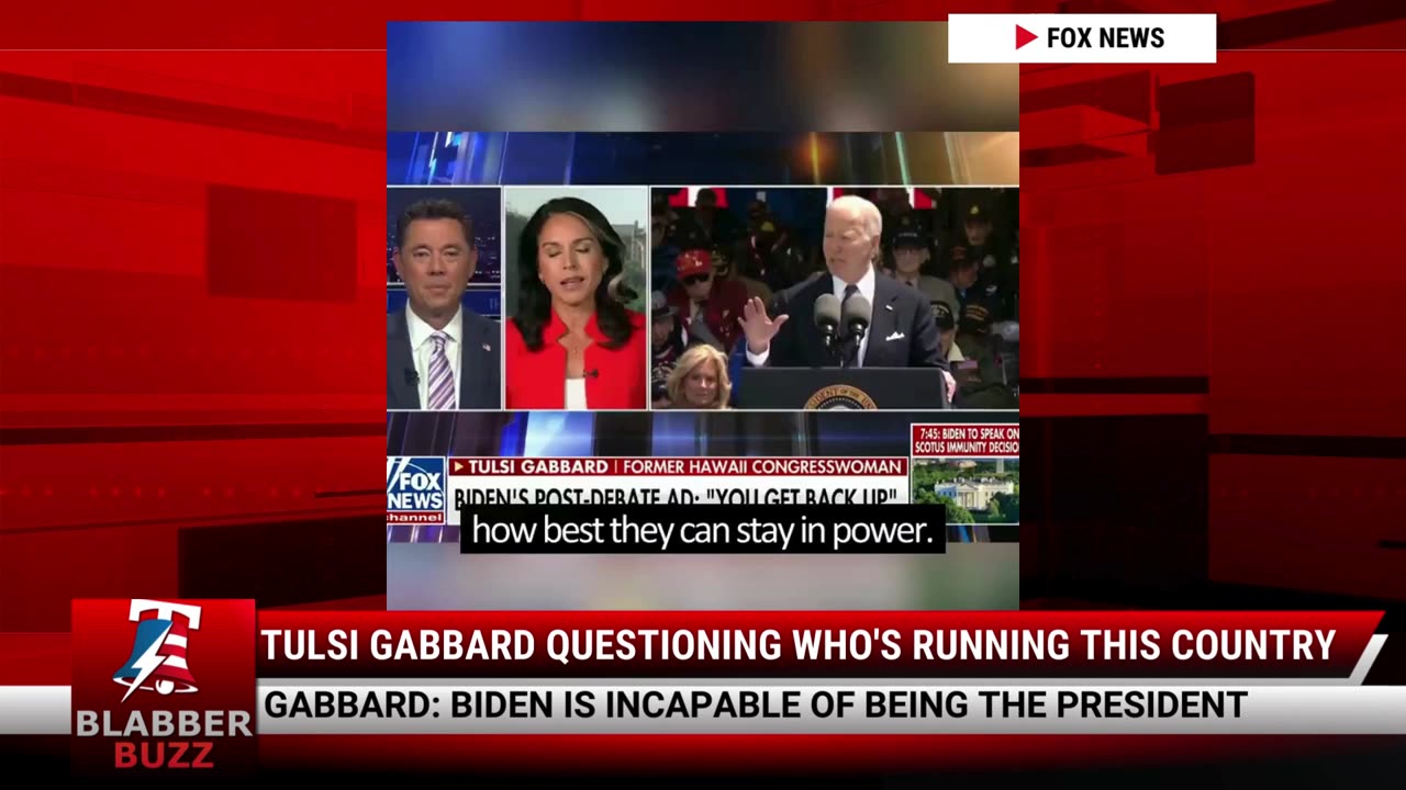 Tulsi Gabbard Questioning Who's Running This Country