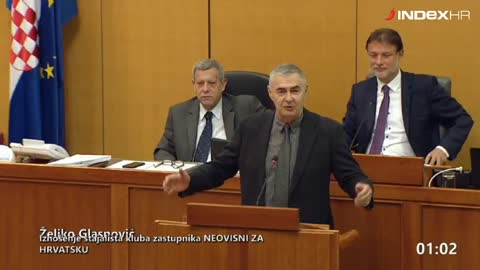 Glasnović opet trabunjao o svemu u saboru