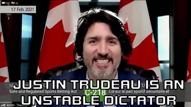 JUSTIN TRUDEAU IS UNSTABLE.