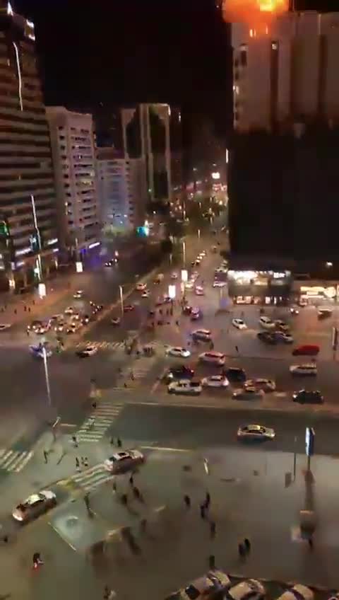 HOTEL EXPLODED IN ABU DHABI UAE 👀👀