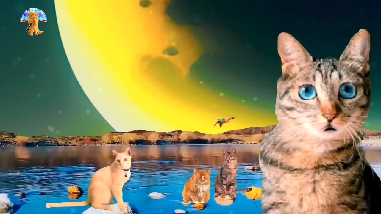 Pawsome Harmony: Relaxation with Cats in Nature's Serenity