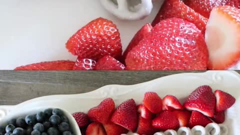 Flag Fruit Tray