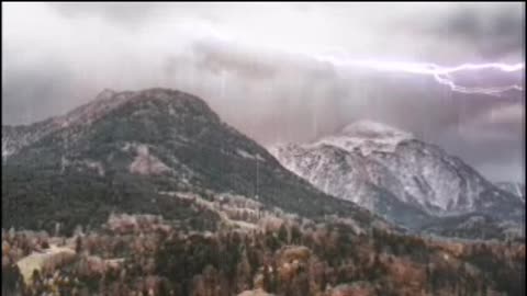 Sleep with thunder and the sound of rain