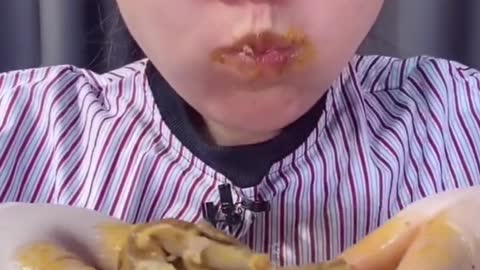 Fried donkey Intestine, Sichuan Style Mukbang ASMR