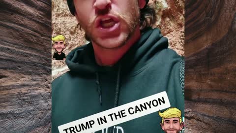 TRUMP DEEP IN GEORGIA CANYON!