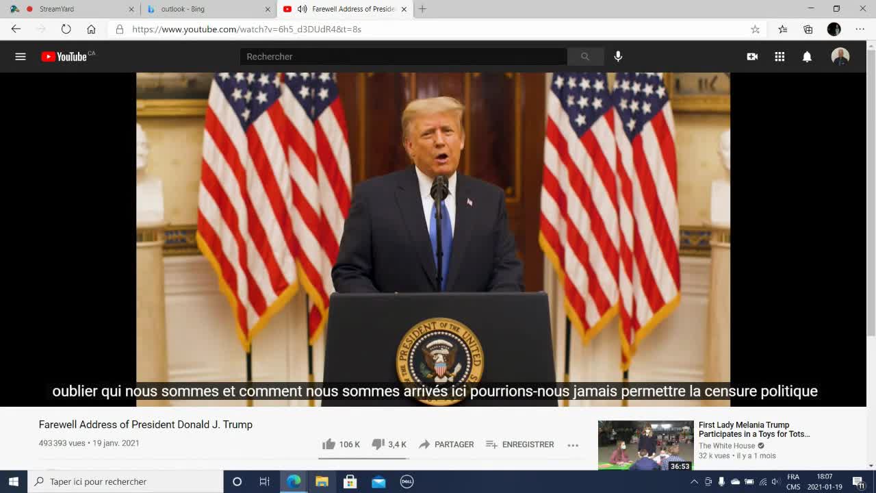 TRUMP 19 Janvier 2021 (français)