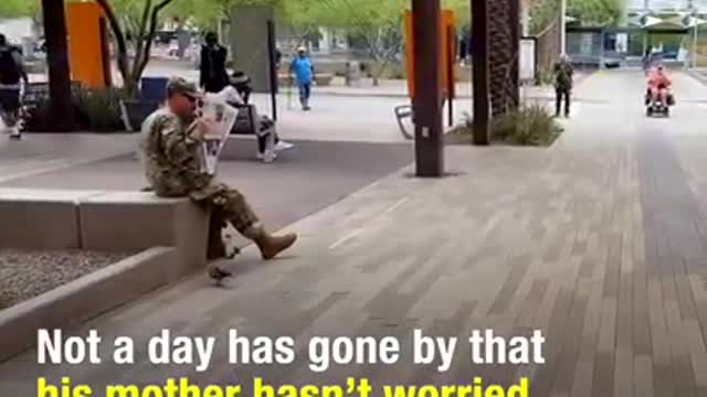 A Big Surprise From A Soldier Son