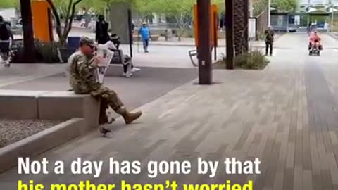 A Big Surprise From A Soldier Son