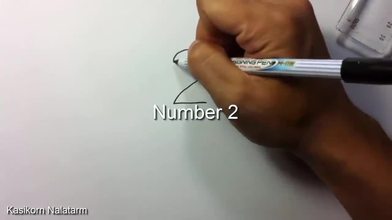 How to Draw with Numbers