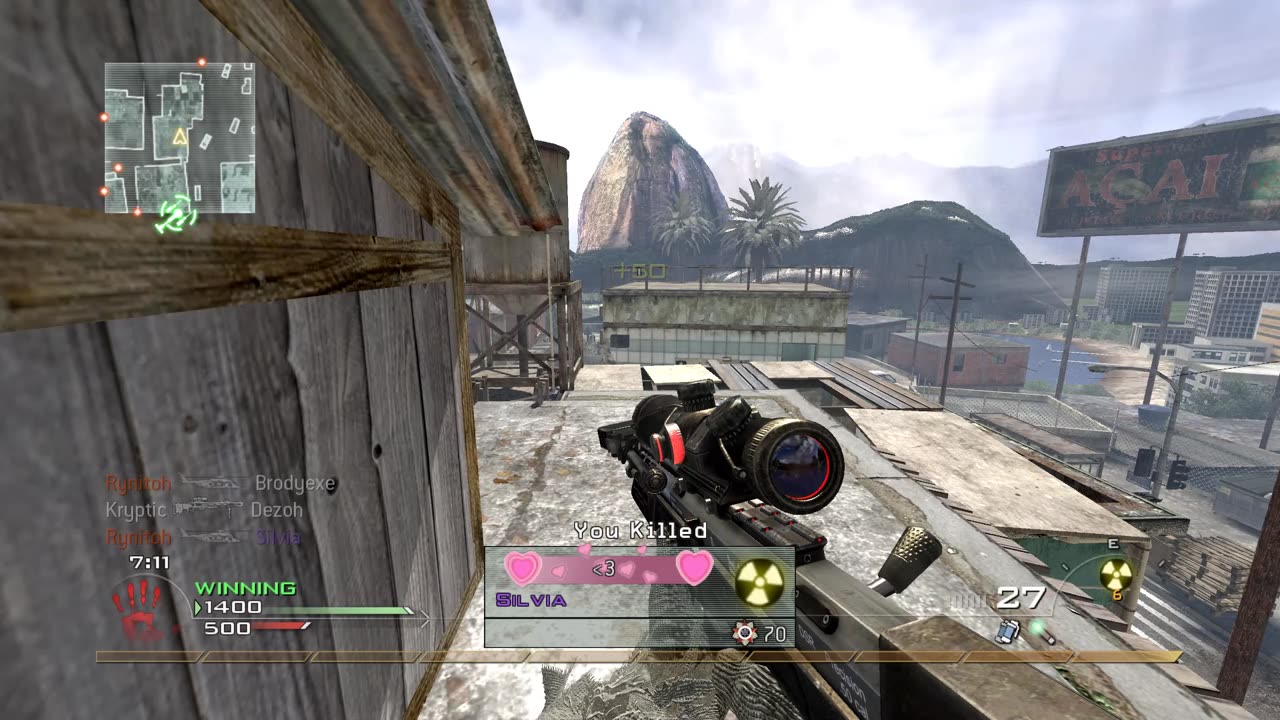 I Dropped a NUKE with a Sniper in FFA - IW4X Sniping on PC - MW2