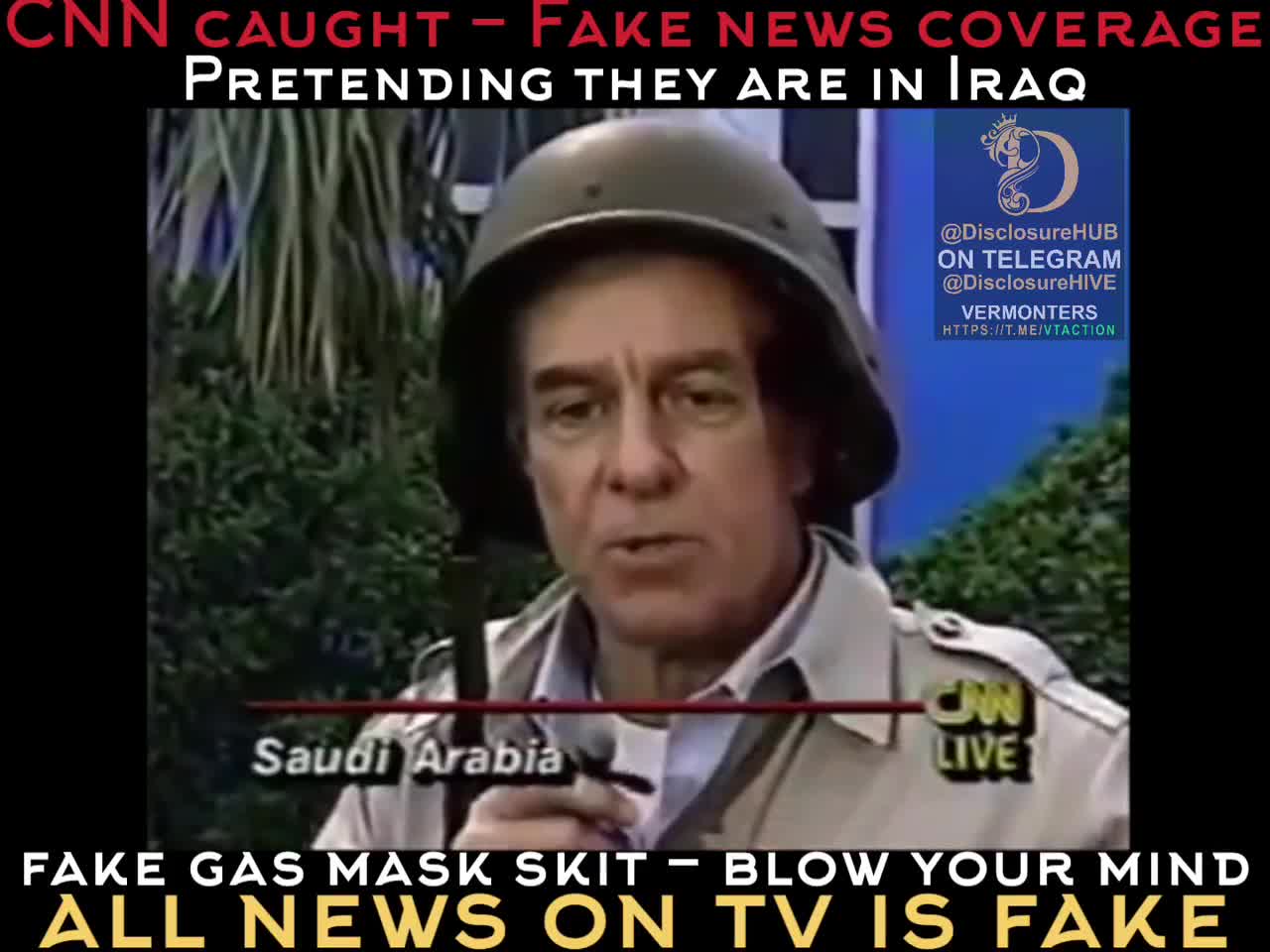 CNN Caught with their Fake News Coverage during Gulf War