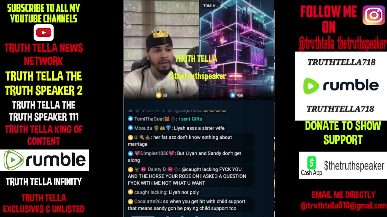 POLYGOD LIVE FROM LIYAH THE ACCOUNT & SUNROOM BACKDROP