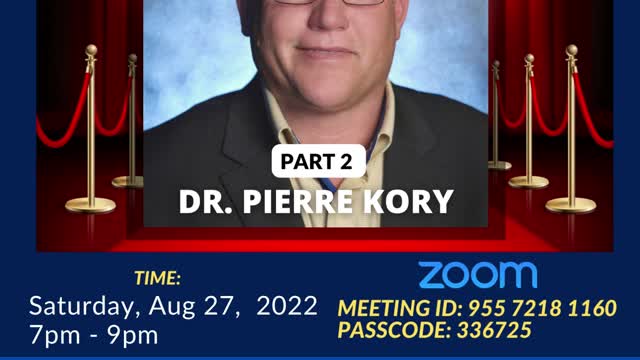 CDC Ph Weekly Huddle Aug 27, 2022 Live with Dr. Pierre Kory Part 2