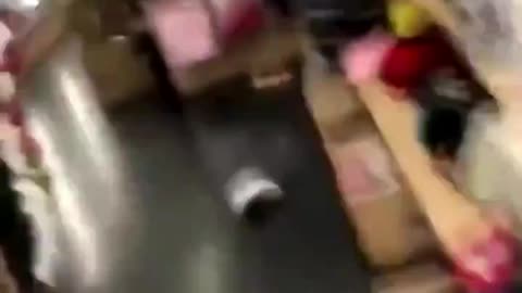 Supermarket Fight.