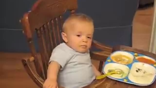 Baby Sleep While Eating Dog Burks - Astonished Baby