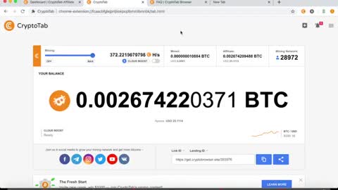Free Bitcoin Mining App - Make Money By CryptoTab Browser | Passive Income