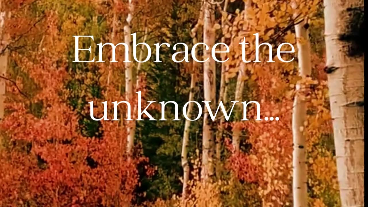 Embrace the unknown #MotivationMonday #Inspiration #PositiveVibes