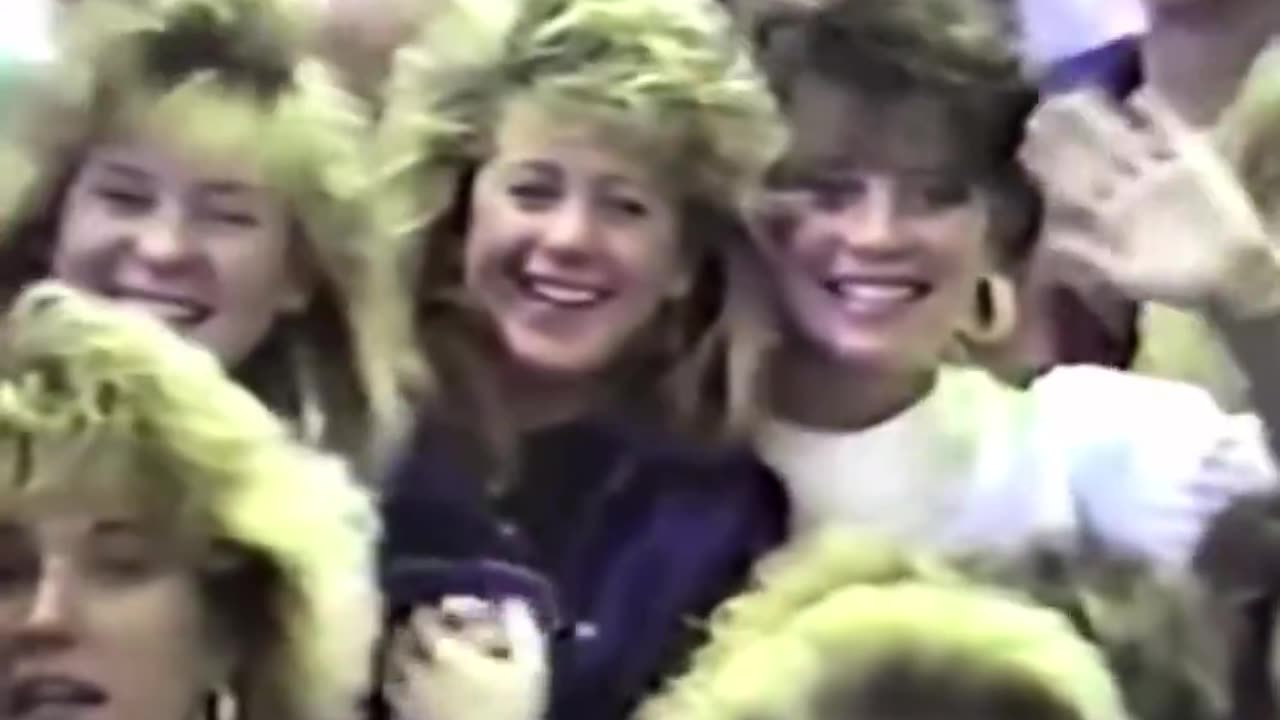 What do you notice about high school in America in 1988? This went viral