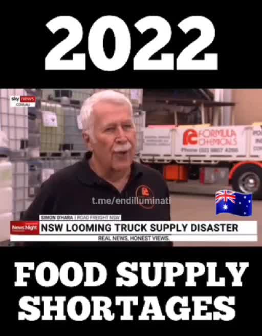 Food Shortage coming to Australia in 2022