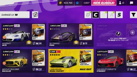 Asphalt Legends Unite - Lamborghini Miura Concept Unlocked Car Key, Porsche Carrera GT Unlocked Car, Customize, Test Race in Multiplayer