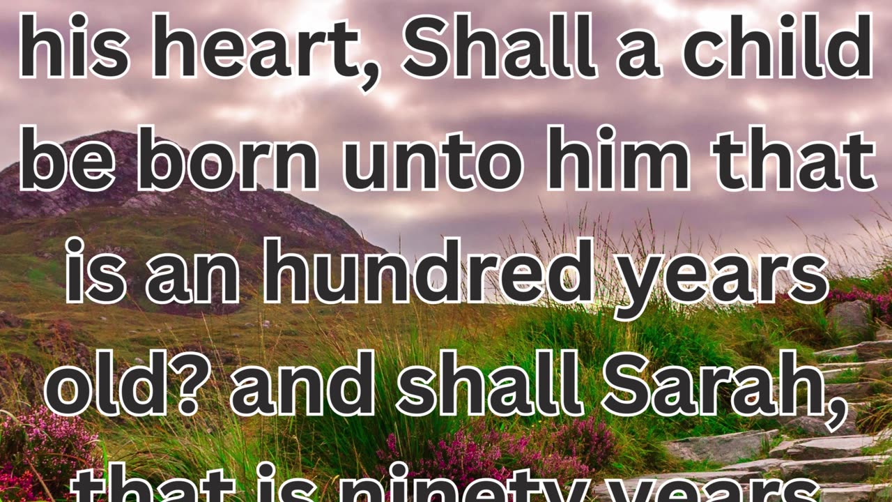 "The Laughter of Abraham and Sarah"Genesis 17:17.