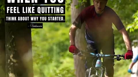 Motivational - When You Feel Like Quitting Think About Why You Started