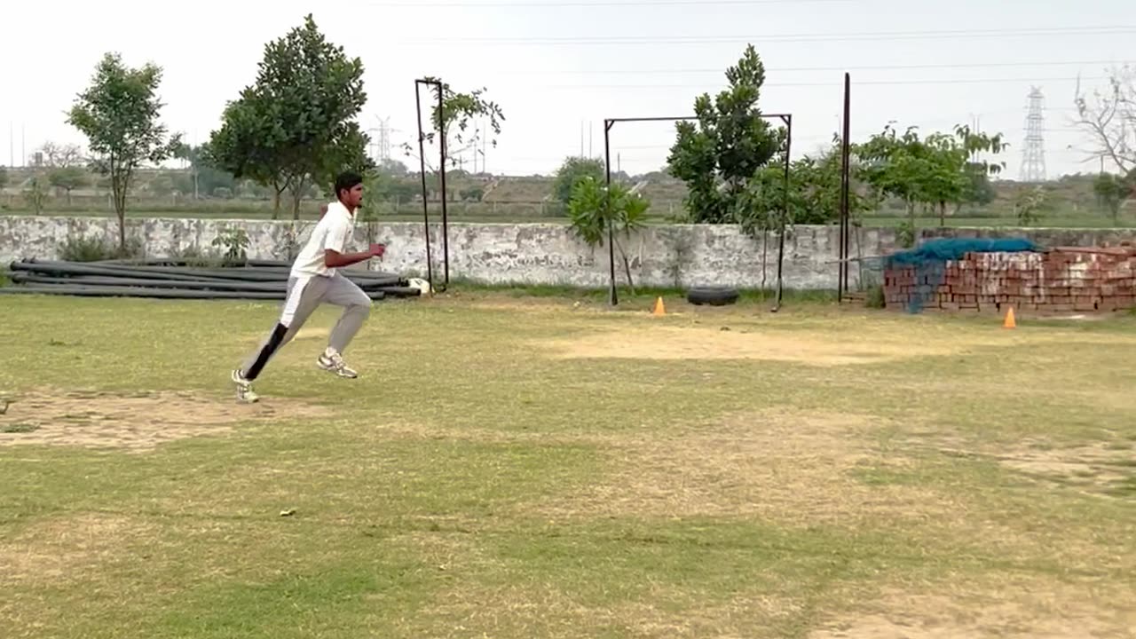 Fast bowling runup🧨🧨