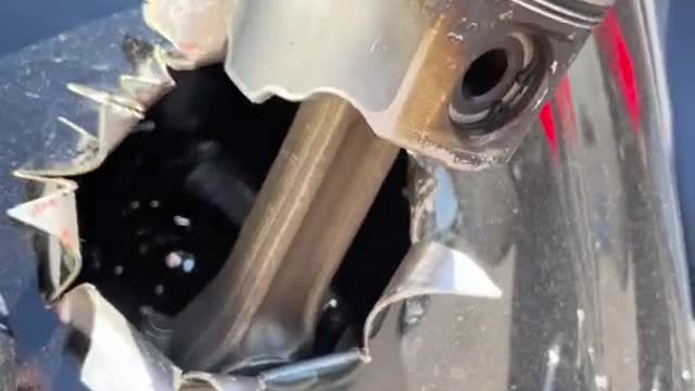 Parts rolling out of the surface of the car repair auto repair