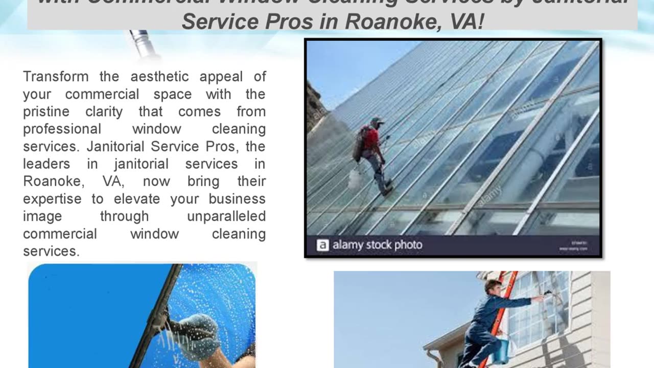 Elevate Your Business Image with Commercial Window Cleaning Services by Janitorial Service Pros