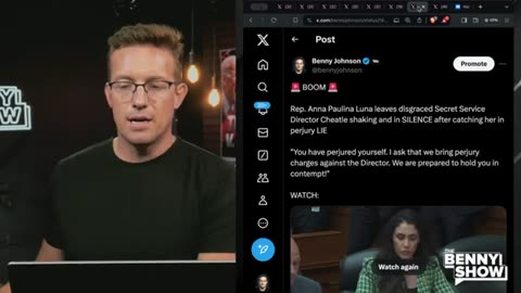 THE BENNY SHOW Anna Paulina Luna goes NUCLEAR On Secret Service Director