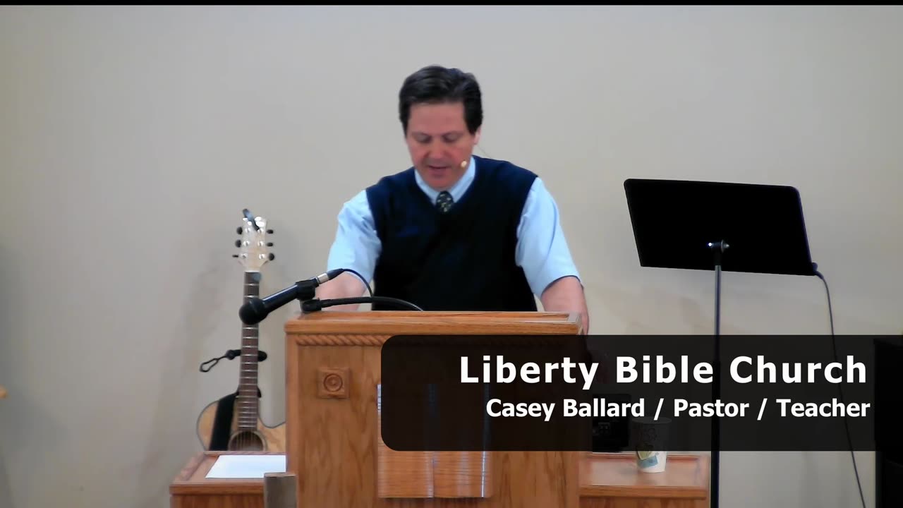 Liberty Bible Church / The Triumphal Entry / Luke 19:28-44