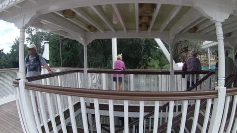 Liberty Belle Boat Ride around Tom Sawyer's Island. Full ride.