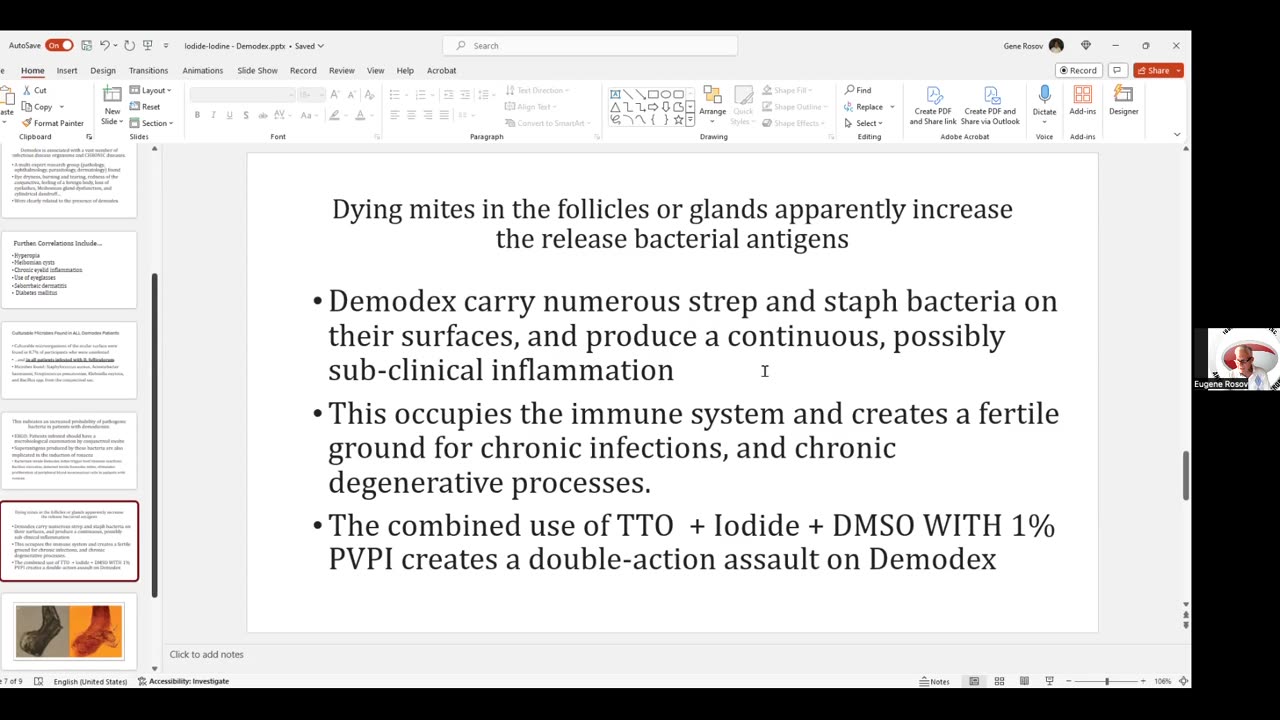 175. Iodine Treatment of Demodex Eye Mites